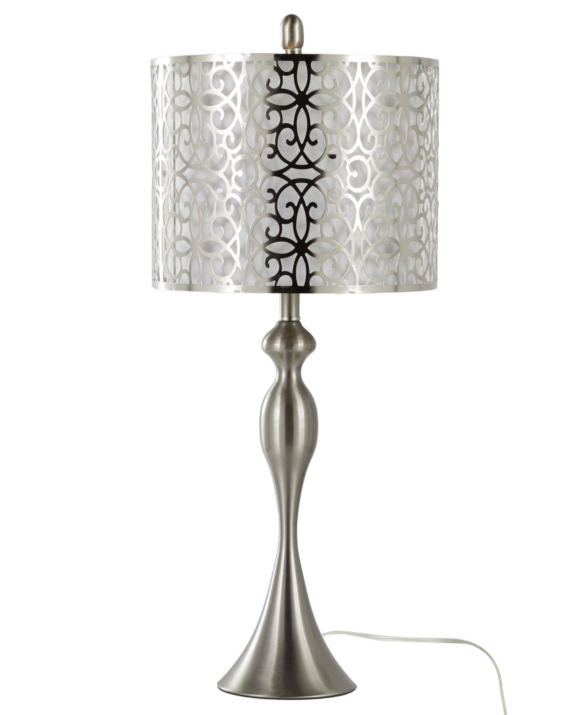 Lumisource Ashland 27" Metal Table Lamp, Set Of 2 In Silver