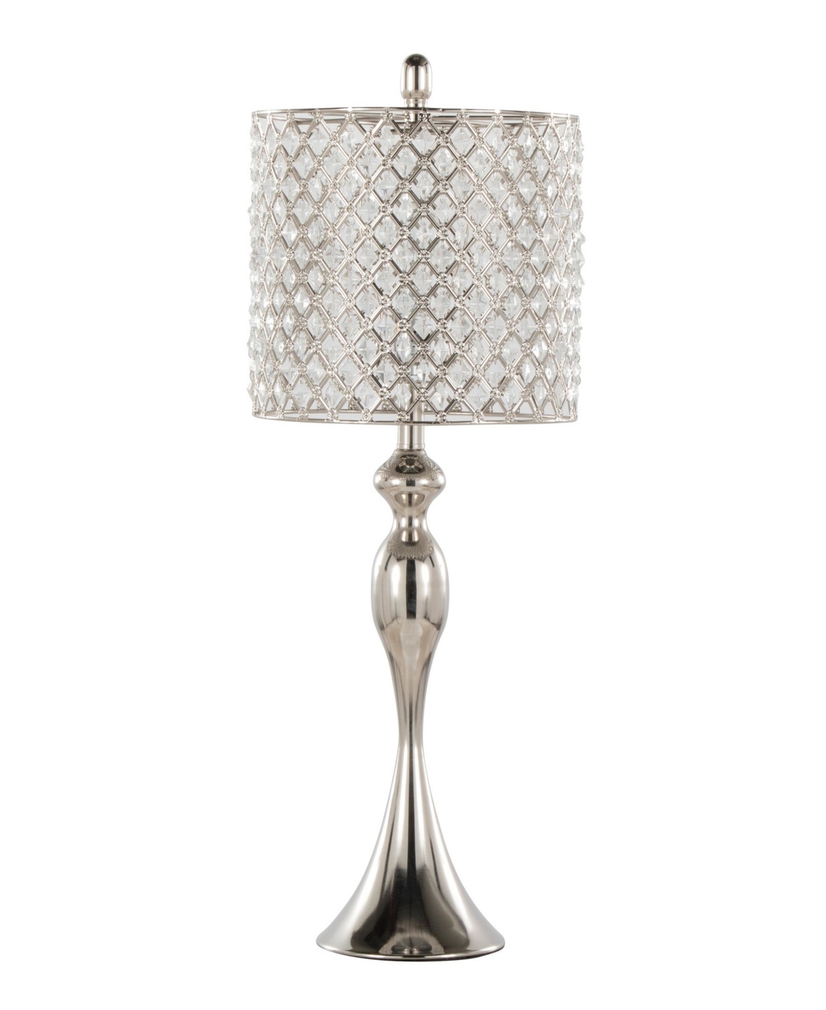 Lumisource Ashland 27" Metal Table Lamp, Set Of 2 In Silver