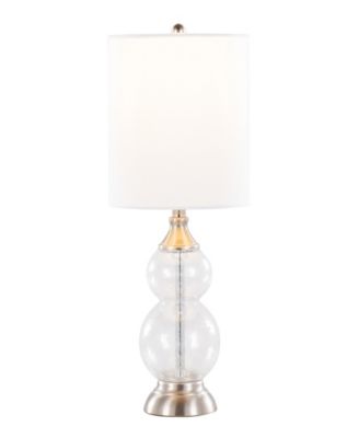 Belle 20" Glass Accent Lamp, Set of 2