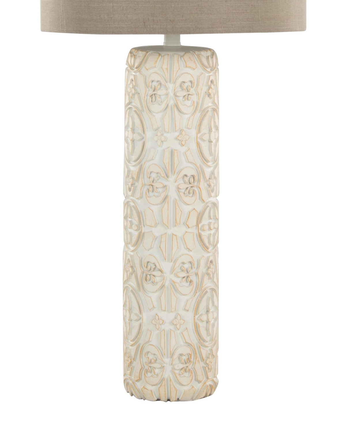 Lumisource Charlotte 30" Polyresin Table Lamp, Set Of 2 In White,brown