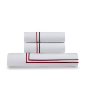 100% Cotton Percale Satin Stitched 3-Pc. Duvet Cover Set, King/California King
