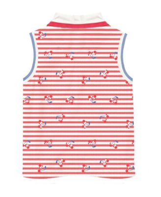 Disney Toddler and Little Girls 2-Piece Minnie Pique Cvc Top and Skirt Set