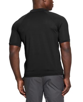 Men's Jaiss Slim-Fit Short Sleeve Quarter-Zip Polo Shirt