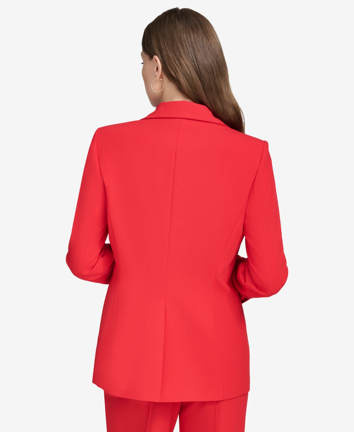 HALSTON WOMEN'S LOGO-CLASP NOTCH-LAPEL BLAZER 