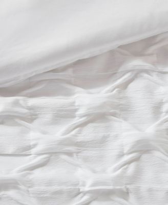 Bailey Diamond Pucker Woven 4-Pc. Comforter Set, King/California King