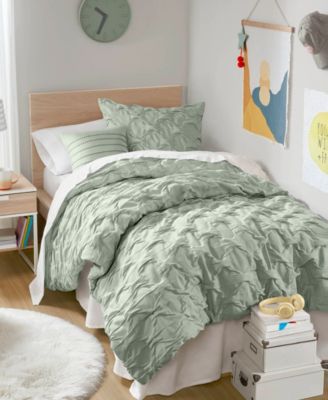 Bailey Diamond Pucker Woven 3-Pc. Comforter Set, Twin/Twin XL