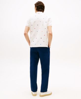 Men's Big & Tall All-Over Flag Polo Shirt