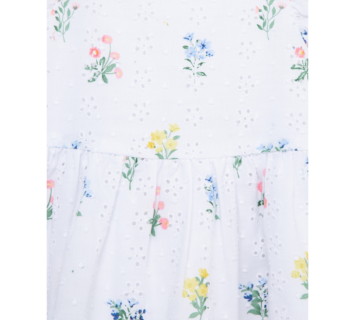 Little Me Garden Cotton Sundress & Bloomers