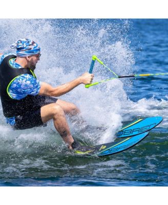 2191114 Adult 64 inches Celebrity Water skis, Blue and Black