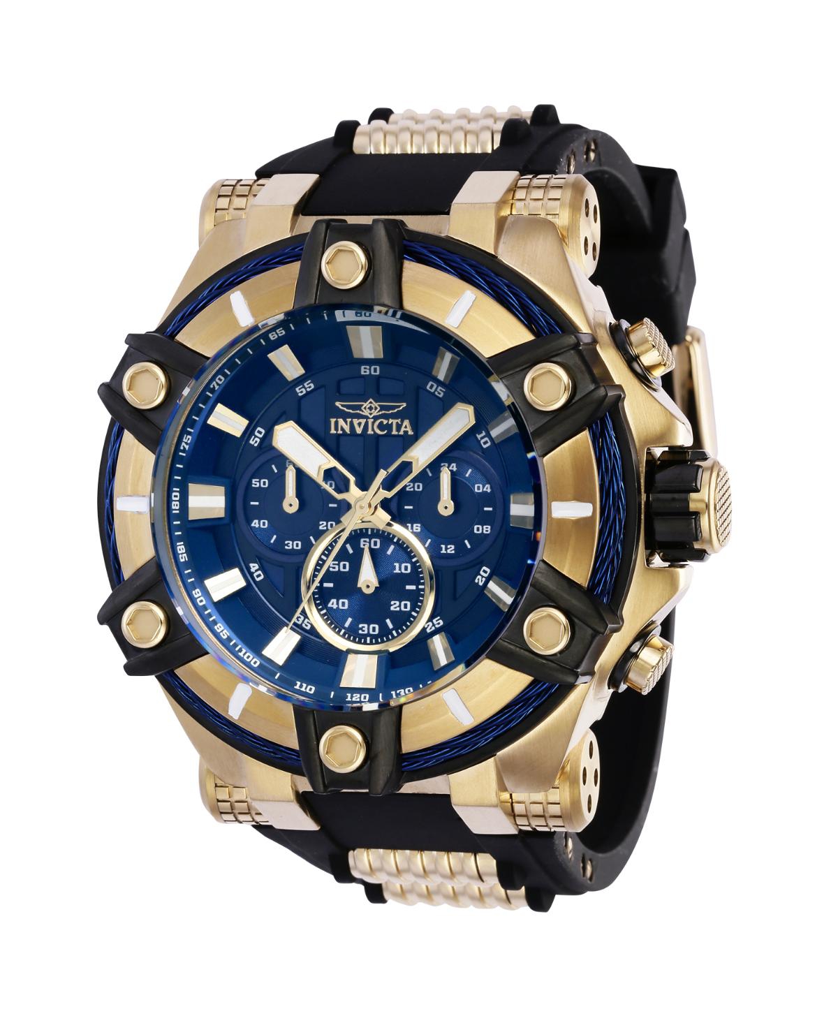 Invicta Men's 39187 Bolt Quartz Chronograph Blue Dial Watch