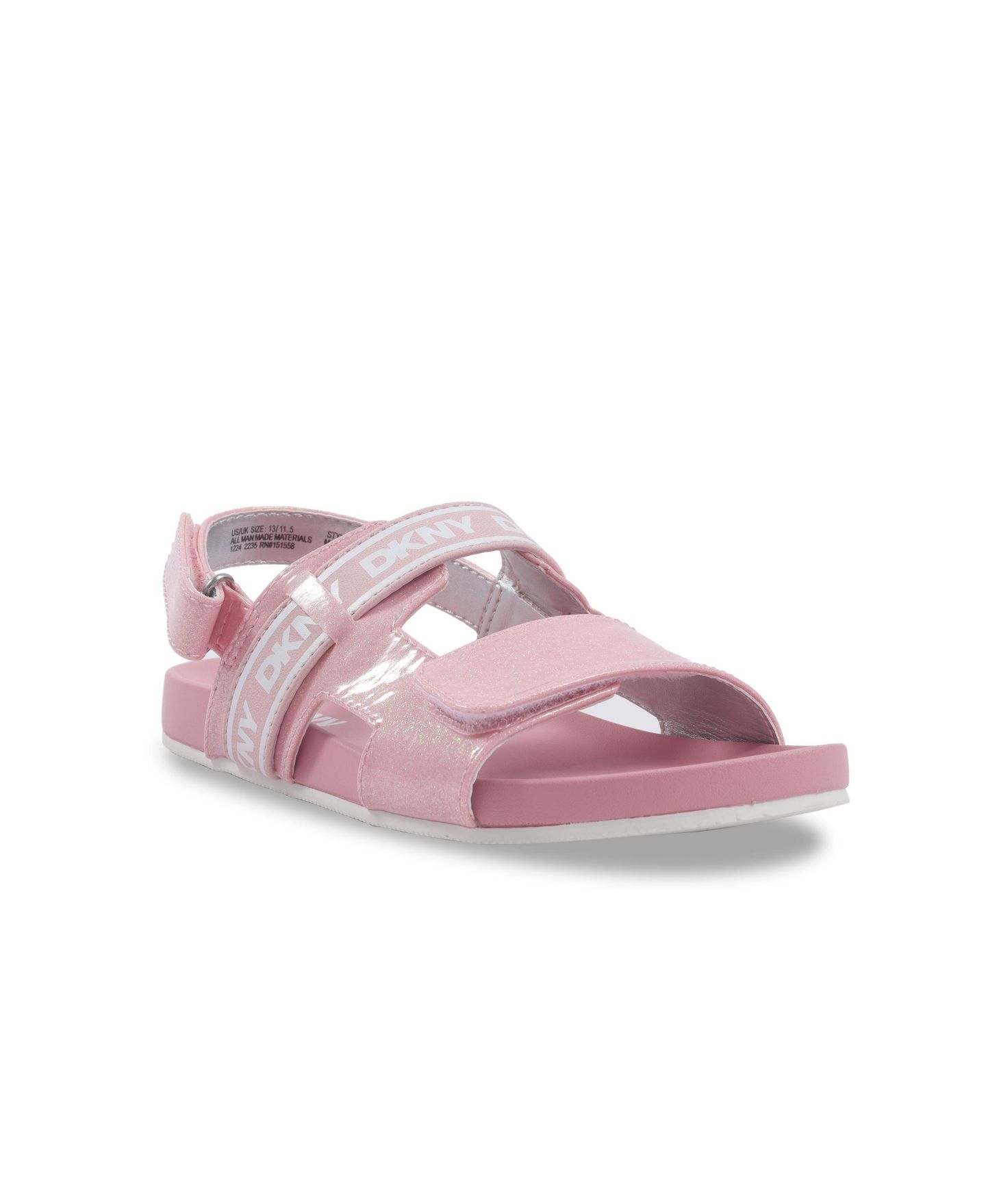 Сандалии DKNY Tamara Dasha Everyday Sandal для девочек, цвет: Пудровый — фото 1