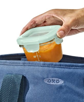 Tot Glass 4-Pack Baby Blocks Food Storage Containers