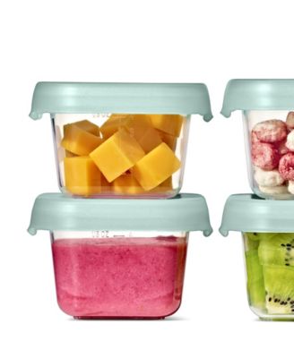 Tot Baby Blocks Freezer 4-Pack Storage Containers