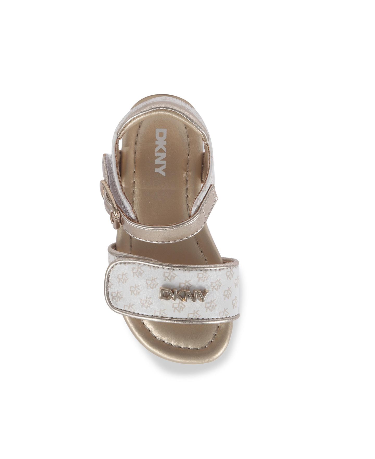 Сандалии DKNY Huston Hollyn Sandal для девочек-малышей, цвет: Слоновая кость — фото 4
