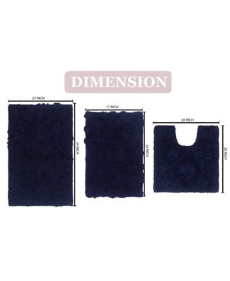 Modesto 3-Pc. Bath Rug Set