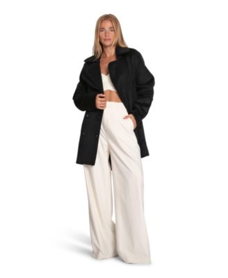 Women's Wanna Be Loved Wool Blend Peacoat