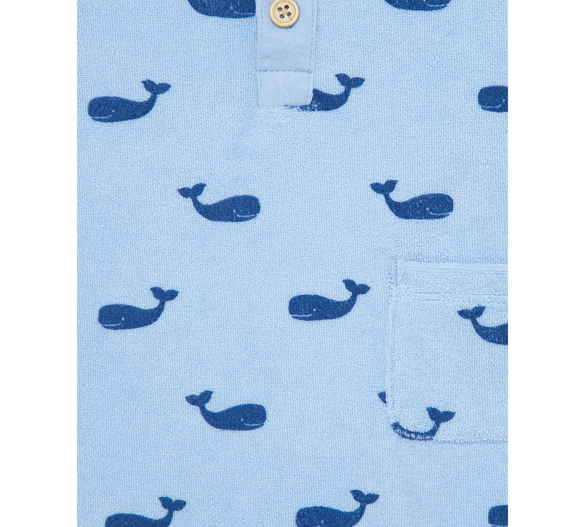 Little Me Baby Boys 2-pc. Whale Romper & Bucket Hat Set