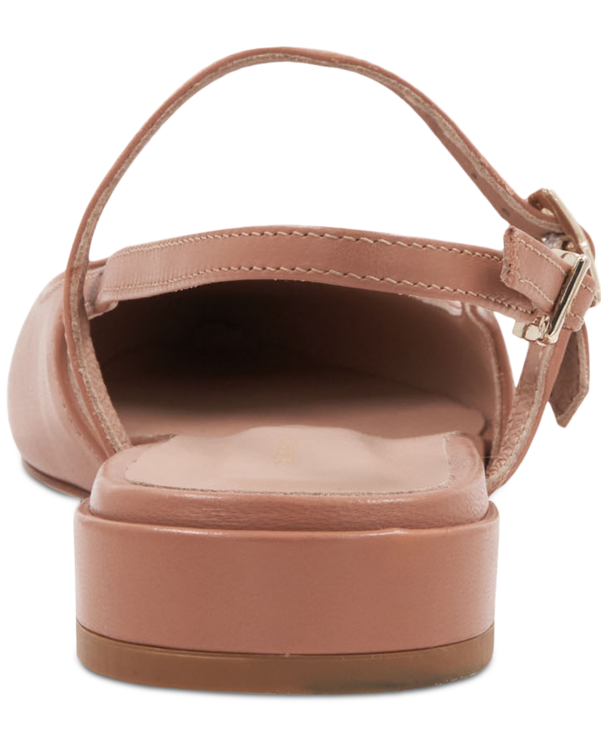Bruno Magli Martina Slingback Mary Jane Pointed Toe Flat In Tan