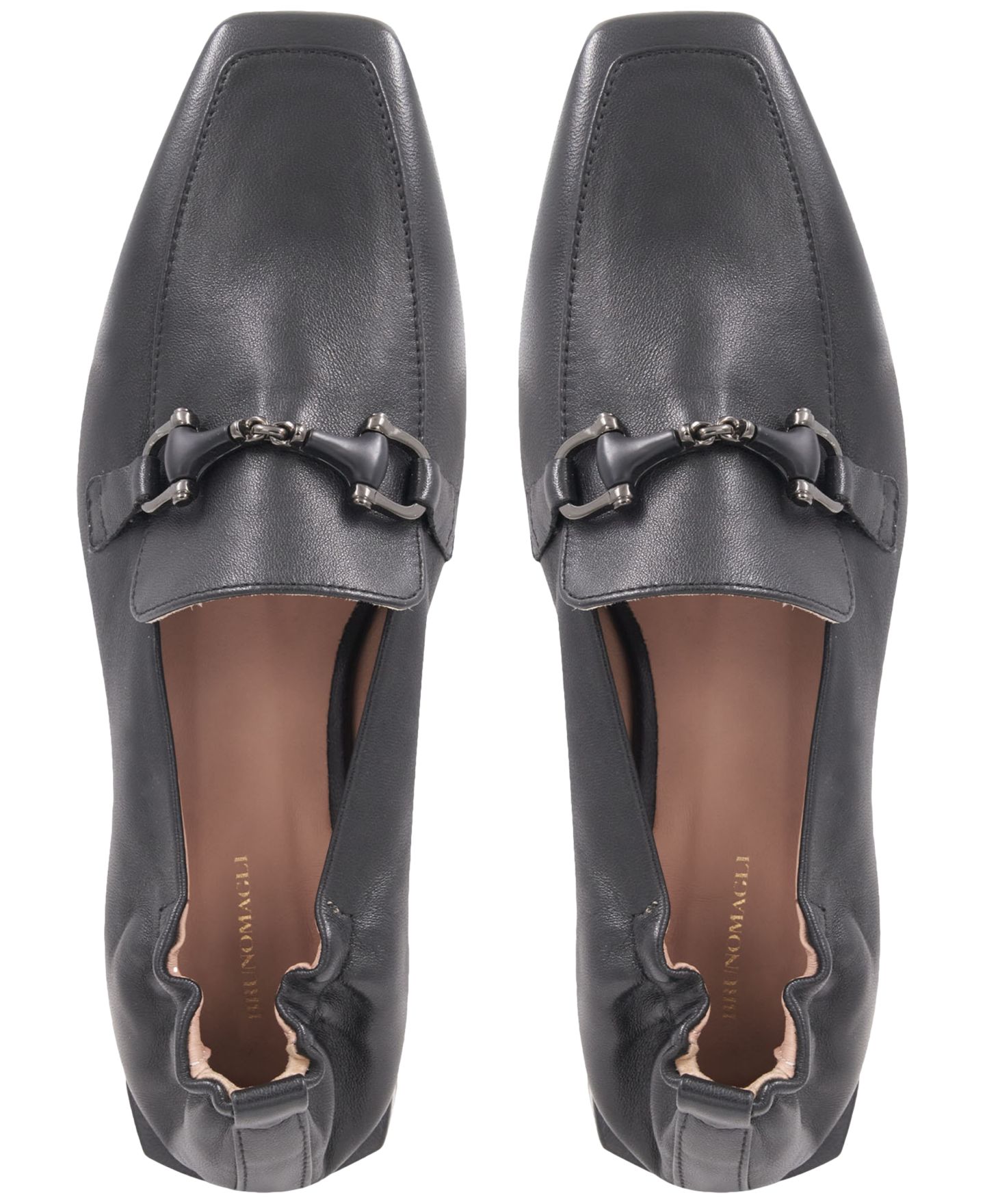 Женские туфли Bruno Magli Mila Loafer Flats, цвет: Чёрный — фото 4