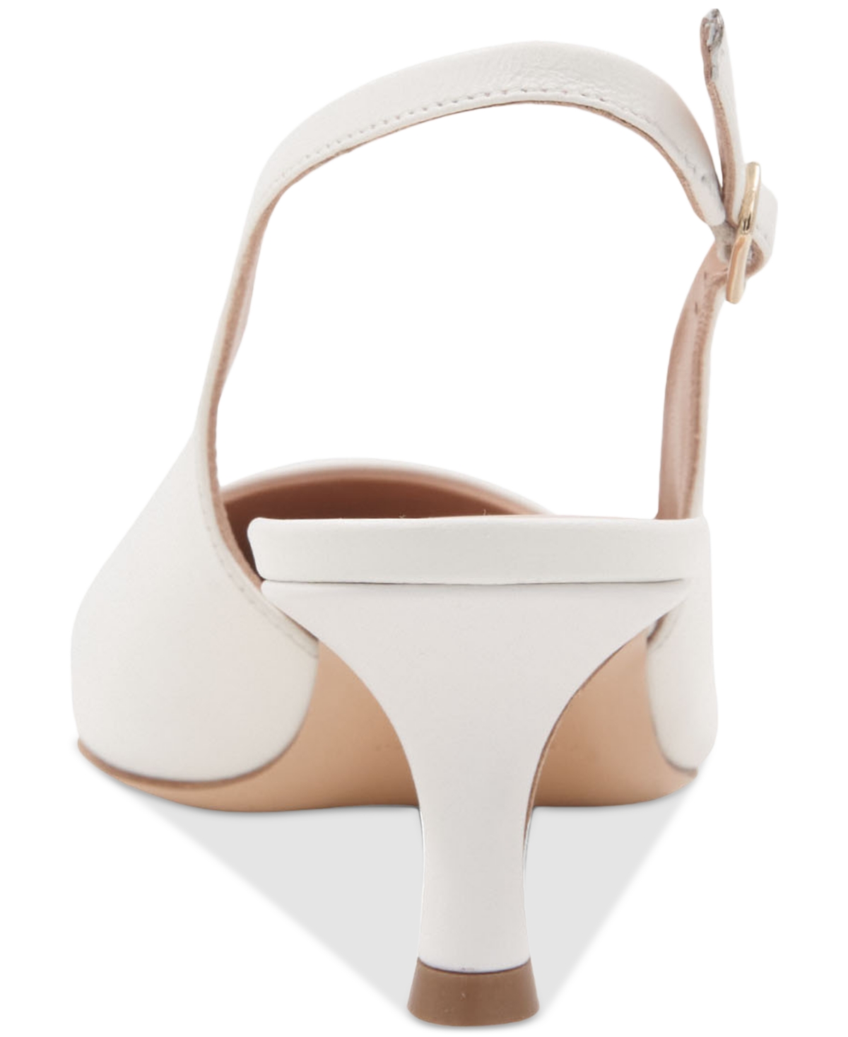 Bruno Magli Palerma Pointed Toe Slingback Pump In White