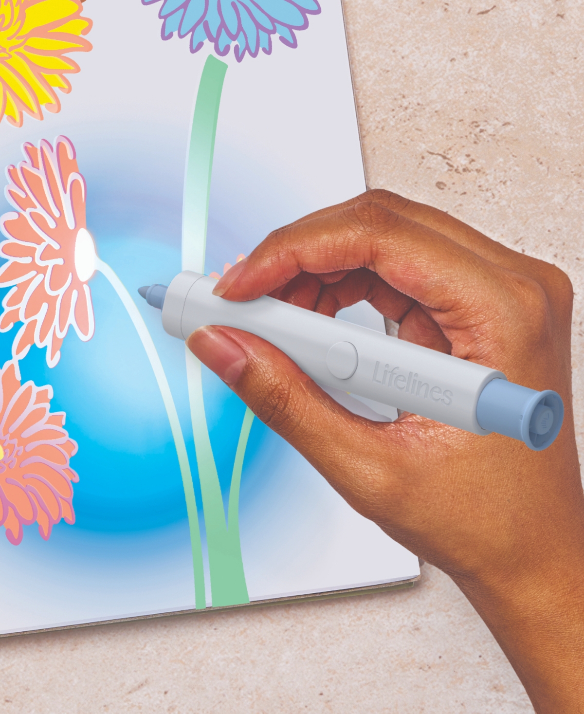 Lifelines Flowart Ultraviolet Art Kit In Multi