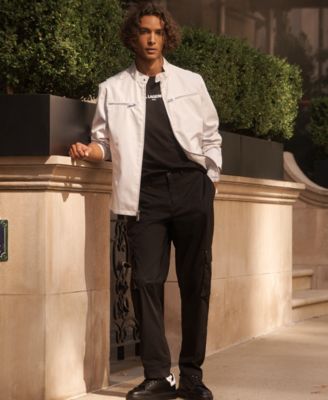 Men's Straight-Fit Twill Cargo Pants 