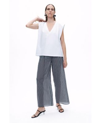 Women's Striped Sheer Pants