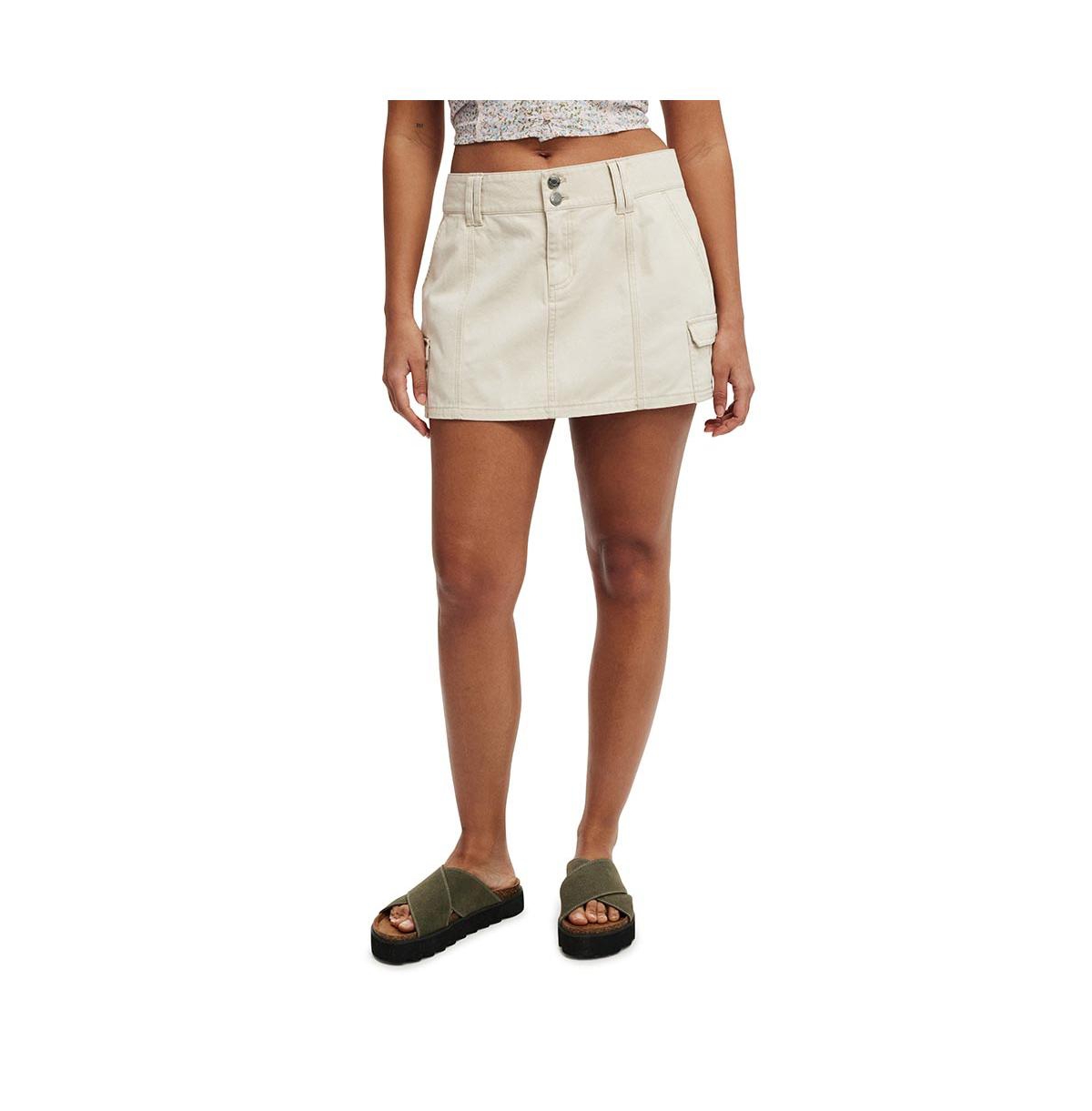 Women's Benny Cargo Skirt - Washed cactus green