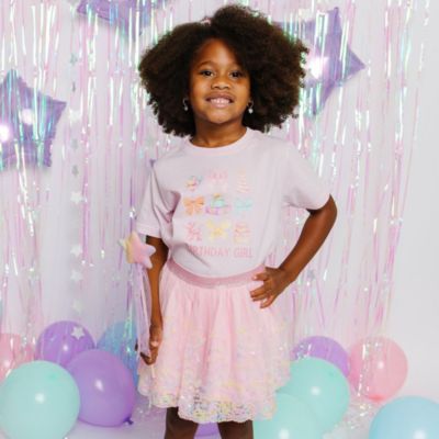 Little and Big Girls Pastel Confetti Tutu Skirt