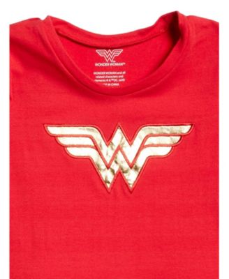 DC Comics Wonder Woman Girls Costume Dress Leggings and Headband 3 Piece Set Toddler to Big Kid