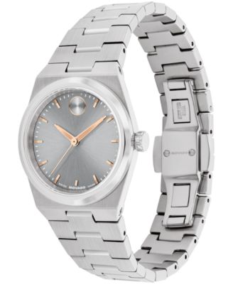 Women's Bold Quest Swiss Quartz Stainless-Steel Watch, 28mm