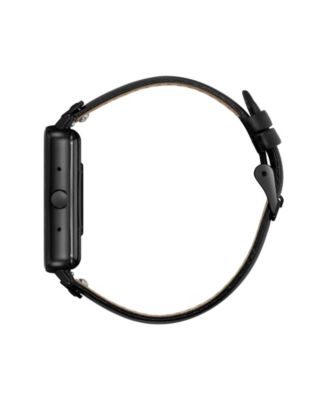 Women's Connect It Illume Smartwatch with Black Leather and White Silicone Band, 37mm