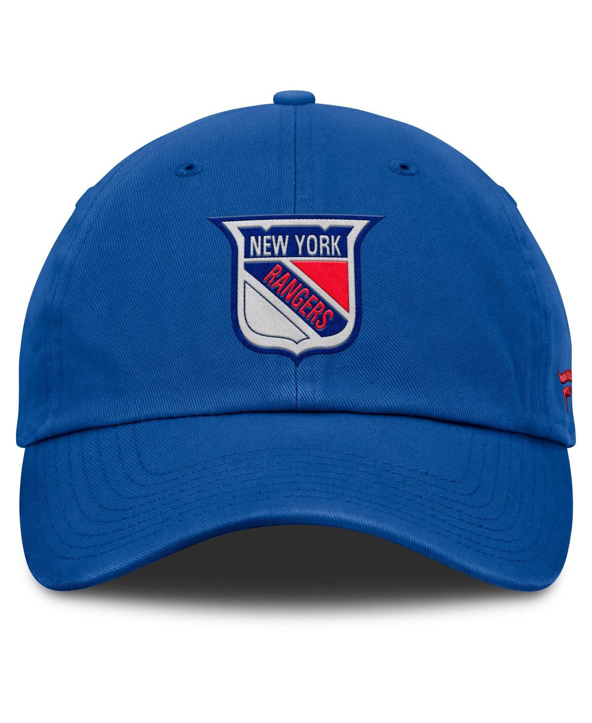 Fanatics Men's Royal New York Rangers Decades Collection Adjustable Hat In Royal