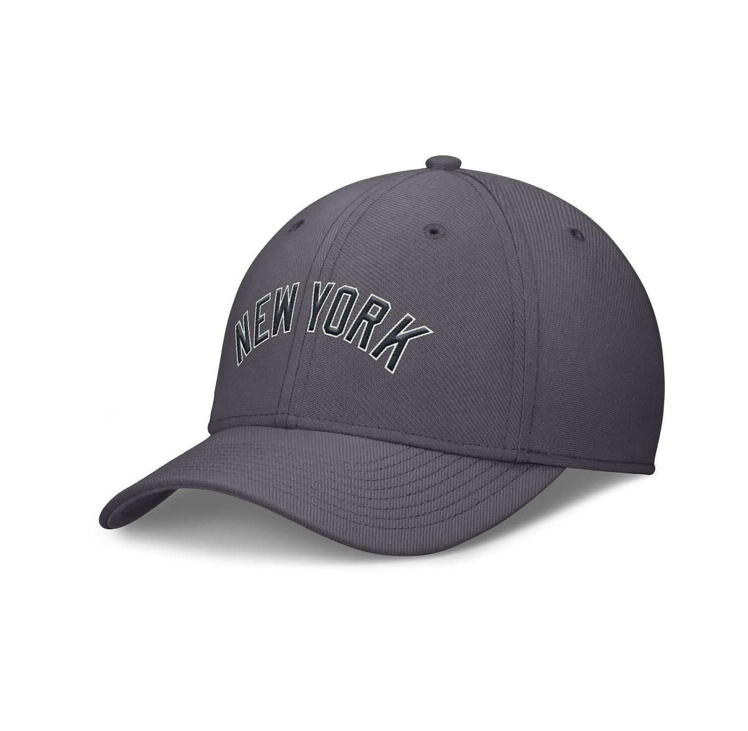 Men's Gray New York Yankees Swoosh Performance Flex Hat