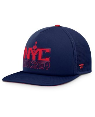 Fanatics - Men's Navy/Red New York Rangers Authentic Pro Hometown Rink Foam Trucker Snapback Hat