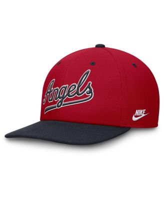 Men's Red/Navy California Angels Cooperstown Collection Pro Performance Snapback Hat