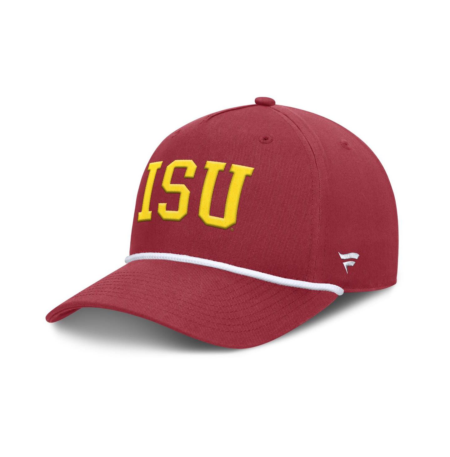 Мужская кепка Fanatics Cardinal Iowa State Cyclones Foul Ball Rope Adjustable Hat — фото 1