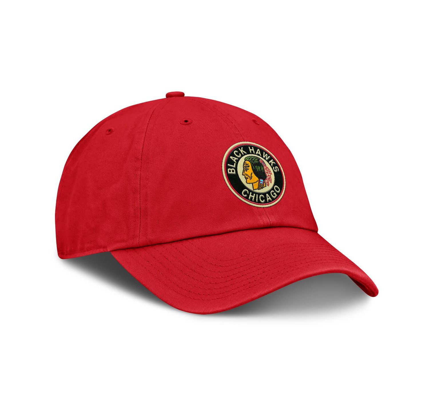 Men's Red Chicago Blackhawks Decades Collection Adjustable Hat