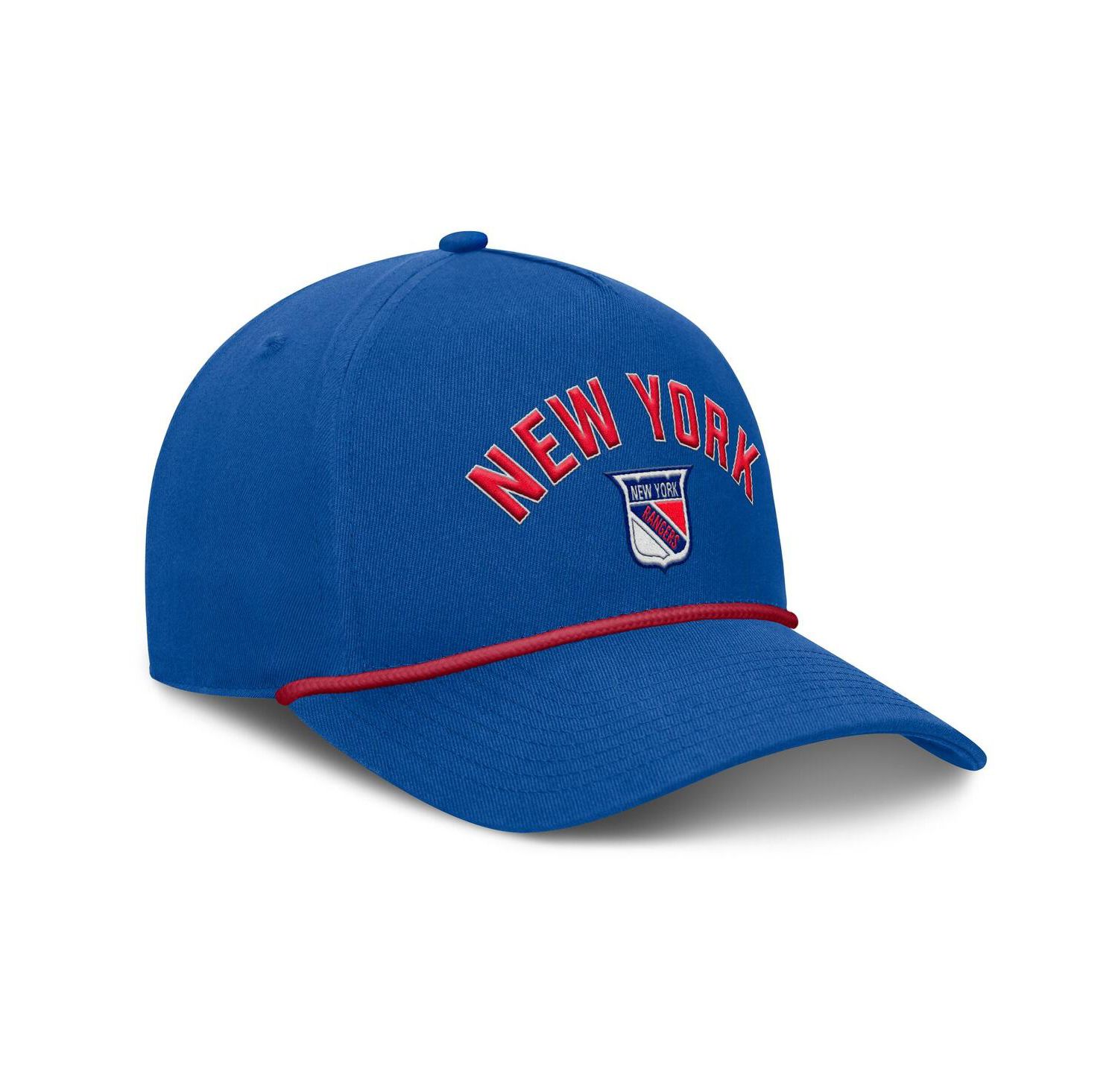 Men's Royal New York Rangers Decades Collection A-Frame Rope Adjustable Hat