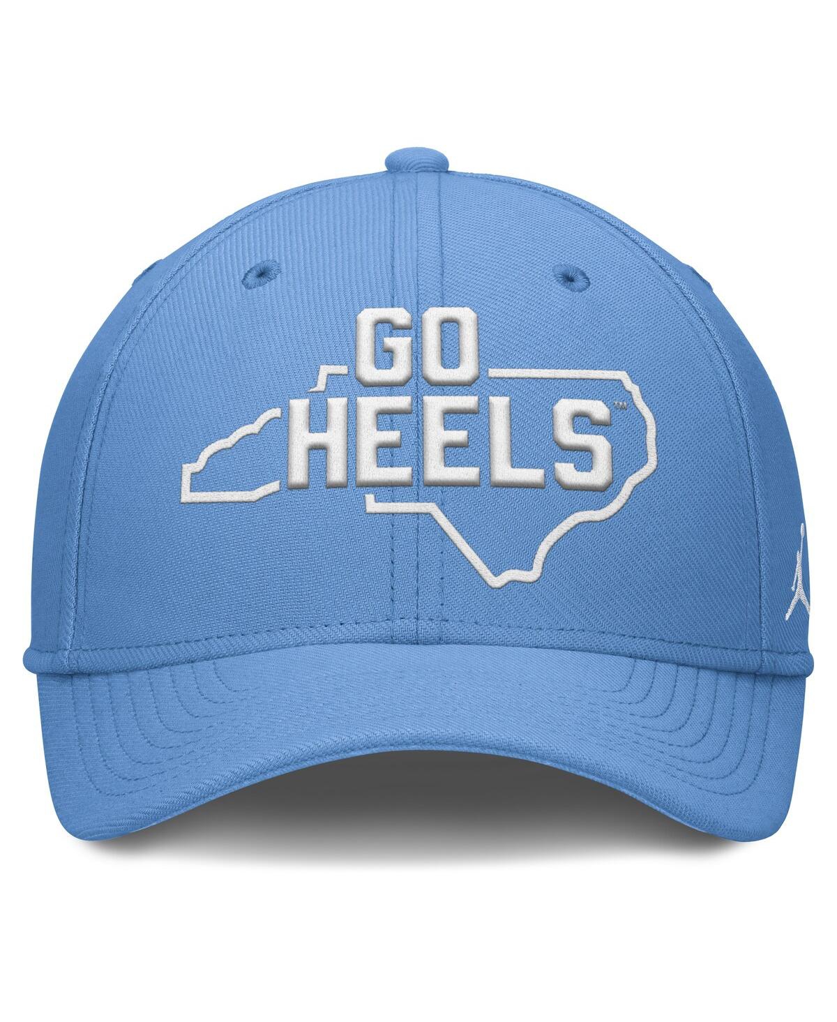 JORDAN MEN'S CAROLINA BLUE NORTH CAROLINA TAR HEELS LOCAL SWOOSH FLEX HAT 