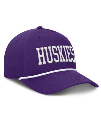 Men's Purple Washington Huskies Foul Ball Rope Adjustable Hat