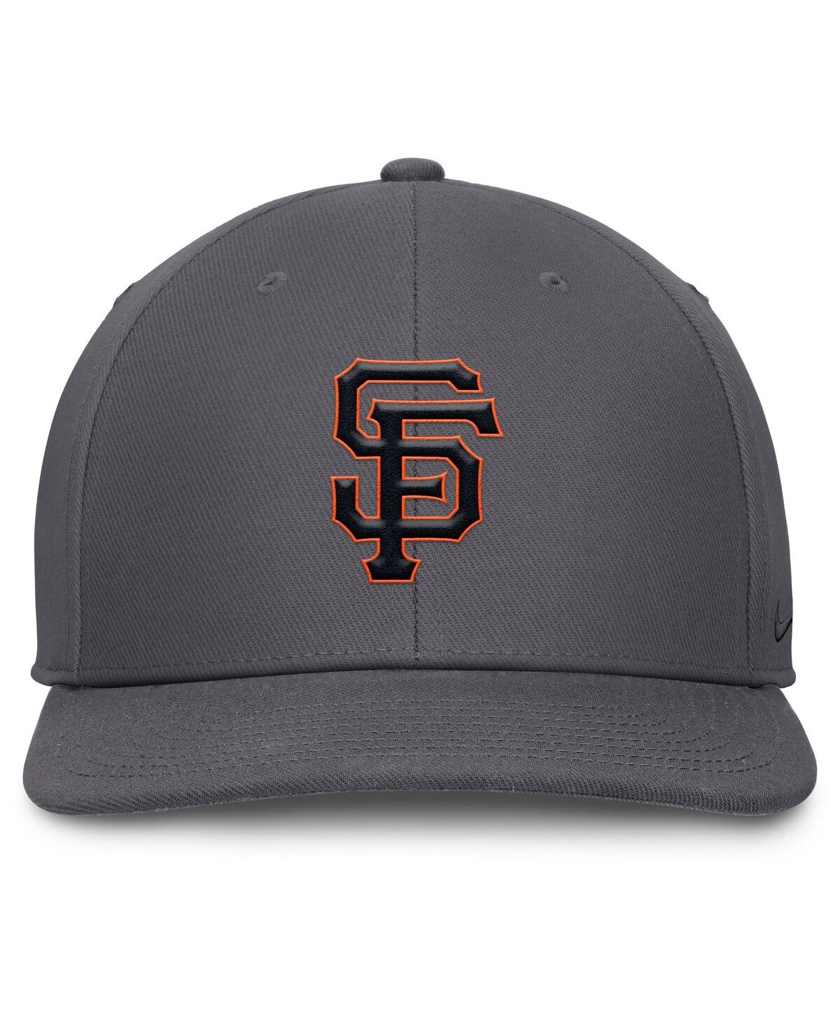 Nike Men's Gray San Francisco Giants Pro Performance Snapback Hat In Gray
