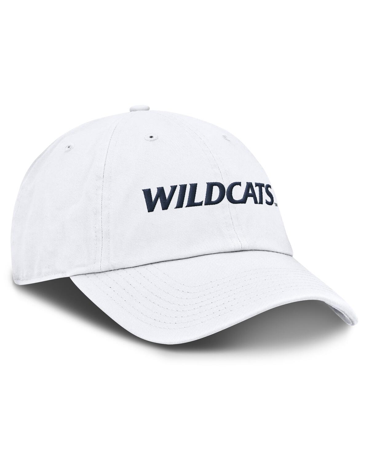 Nike Arizona Wildcats Core Club Mascot Wordmark  Men's College Adjustable Hat In White