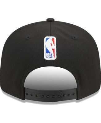 Men's Black Milwaukee Bucks Jersey Hook Statement Edition 9FIFTY Snapback Hat