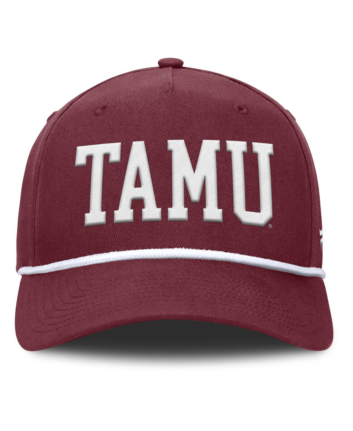 Fanatics Men's Maroon Texas A&m Aggies Foul Ball Rope Adjustable Hat In Maroon