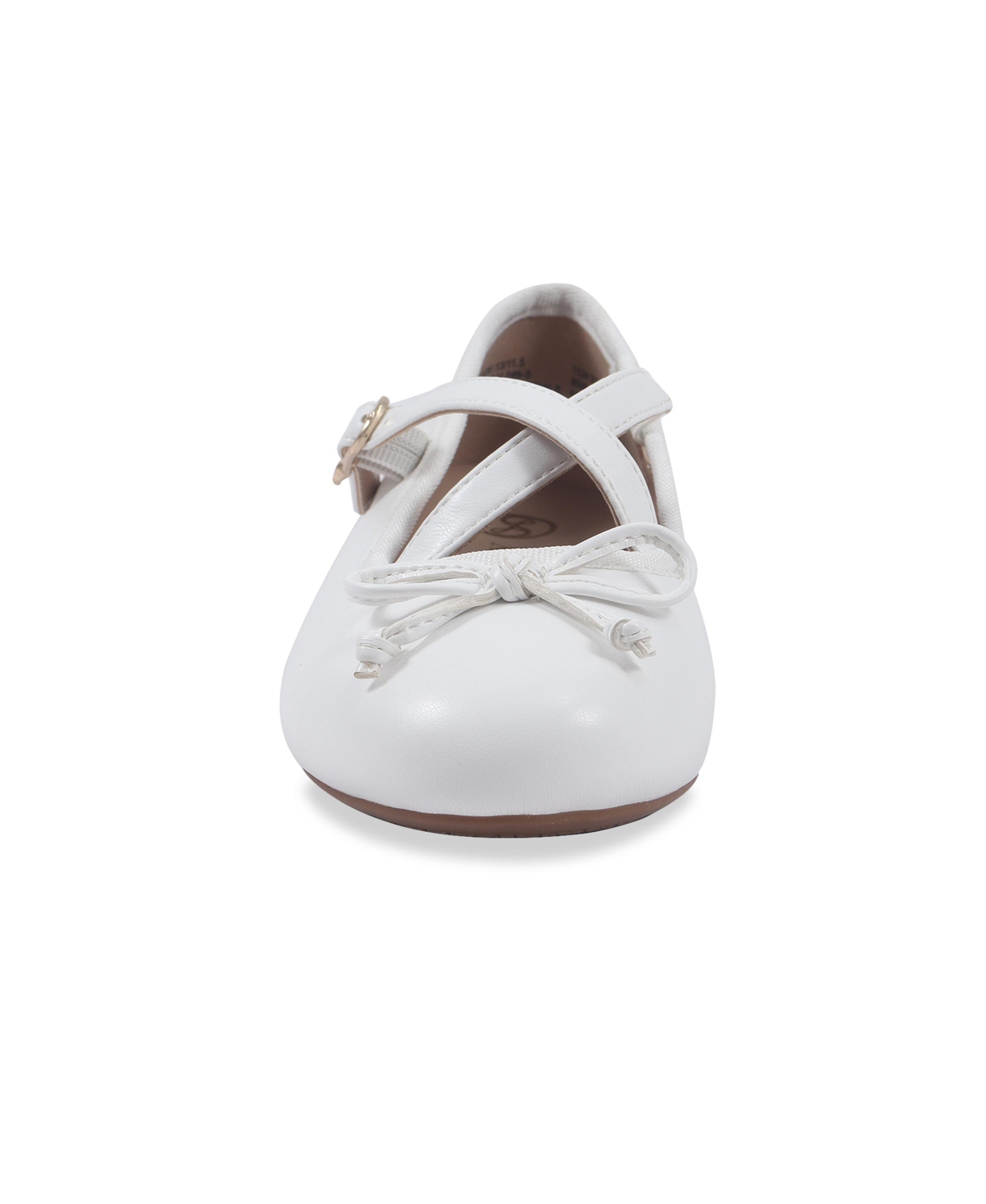 Sam & Libby Kids' Candice Crossover Flat In White