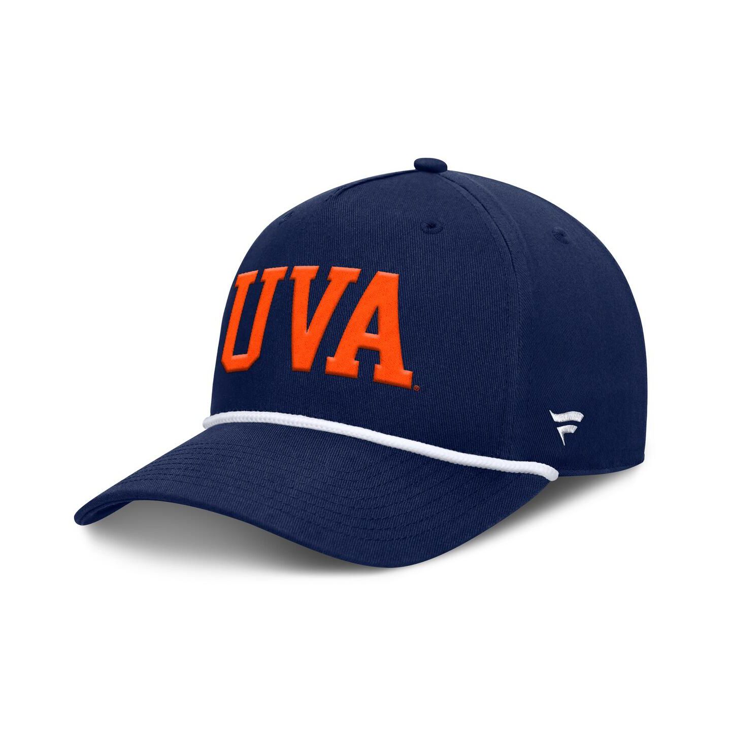 Мужская кепка Fanatics Navy Virginia Cavaliers Foul Ball Rope Adjustable Hat — фото 1