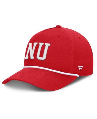 Fanatics - Men's  Scarlet Nebraska Huskers Foul Ball Rope Adjustable Hat