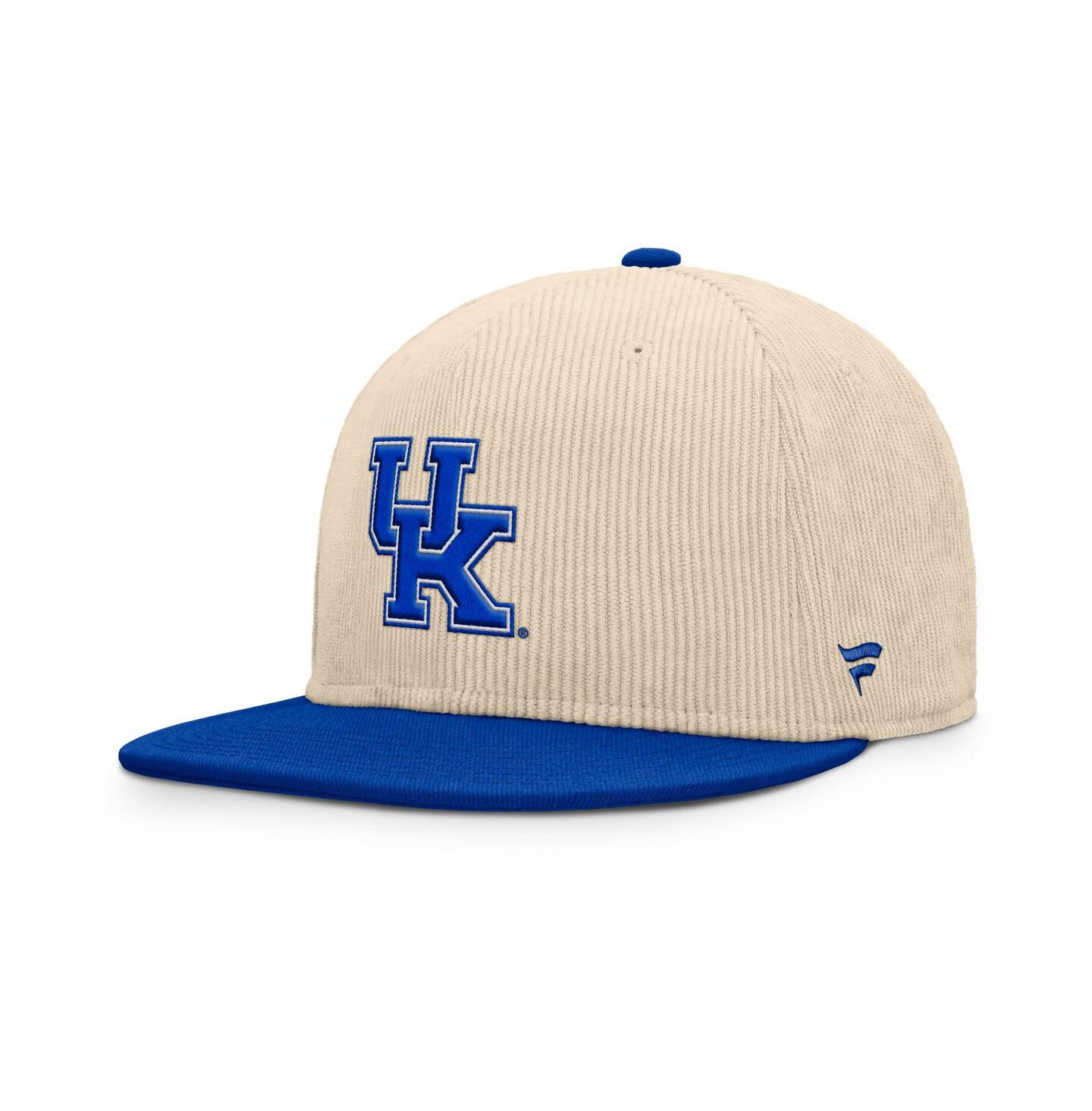 Мужская кепка Fanatics Tan Kentucky Wildcats Catcher Snapback Hat — фото 1