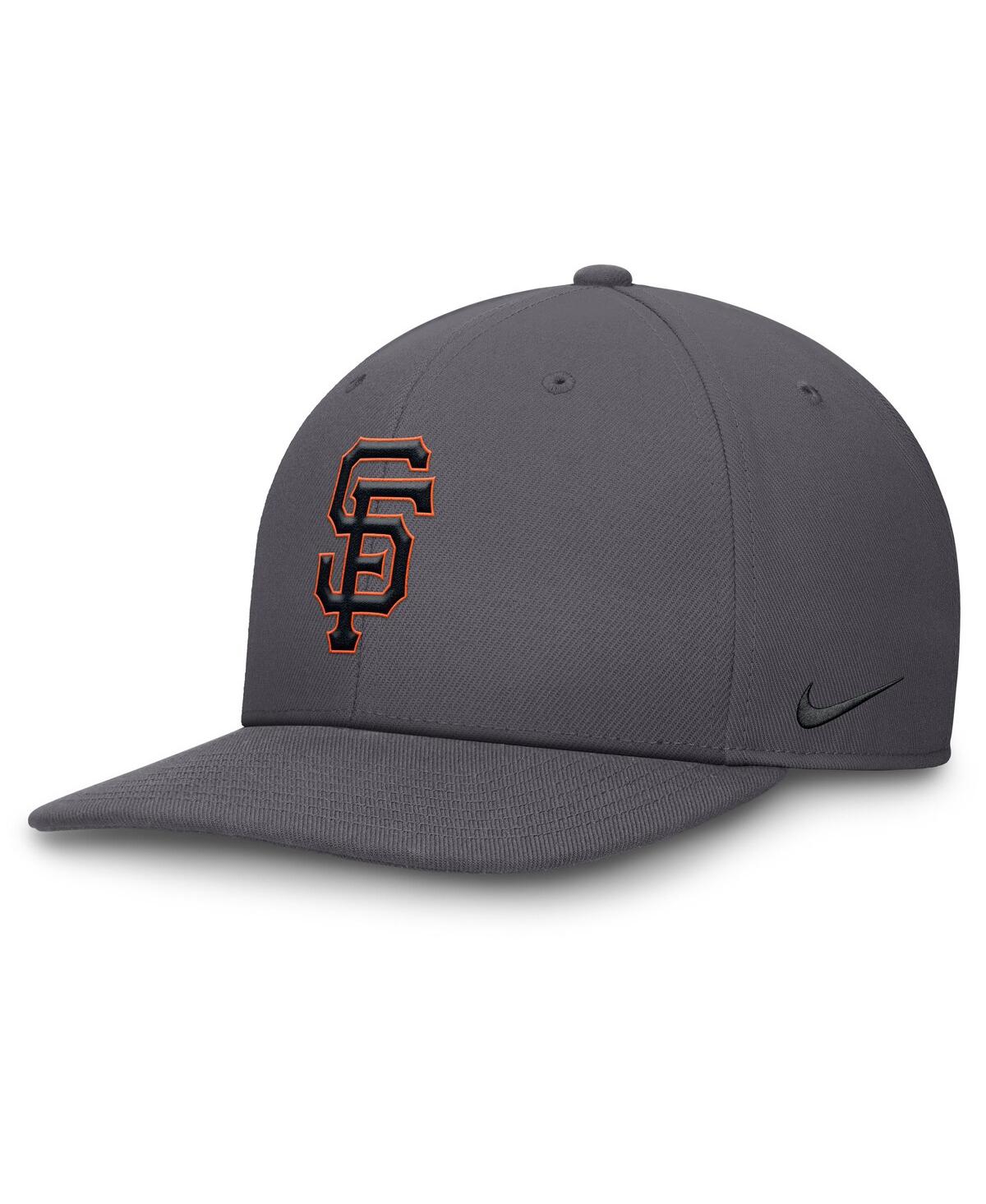 Nike Men's Gray San Francisco Giants Pro Performance Snapback Hat In Gray